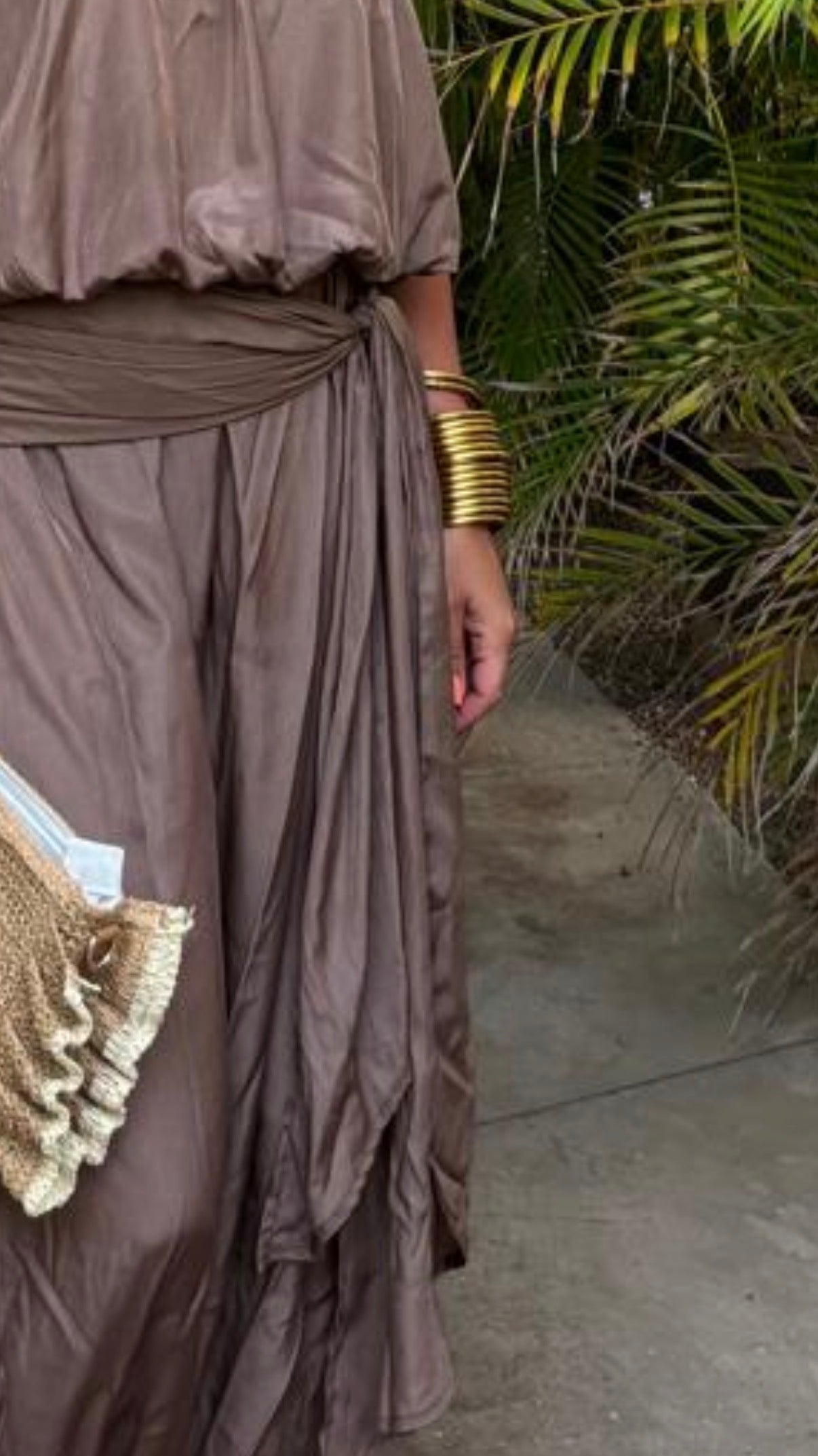 Conjunto Halter Maxi Drapeado