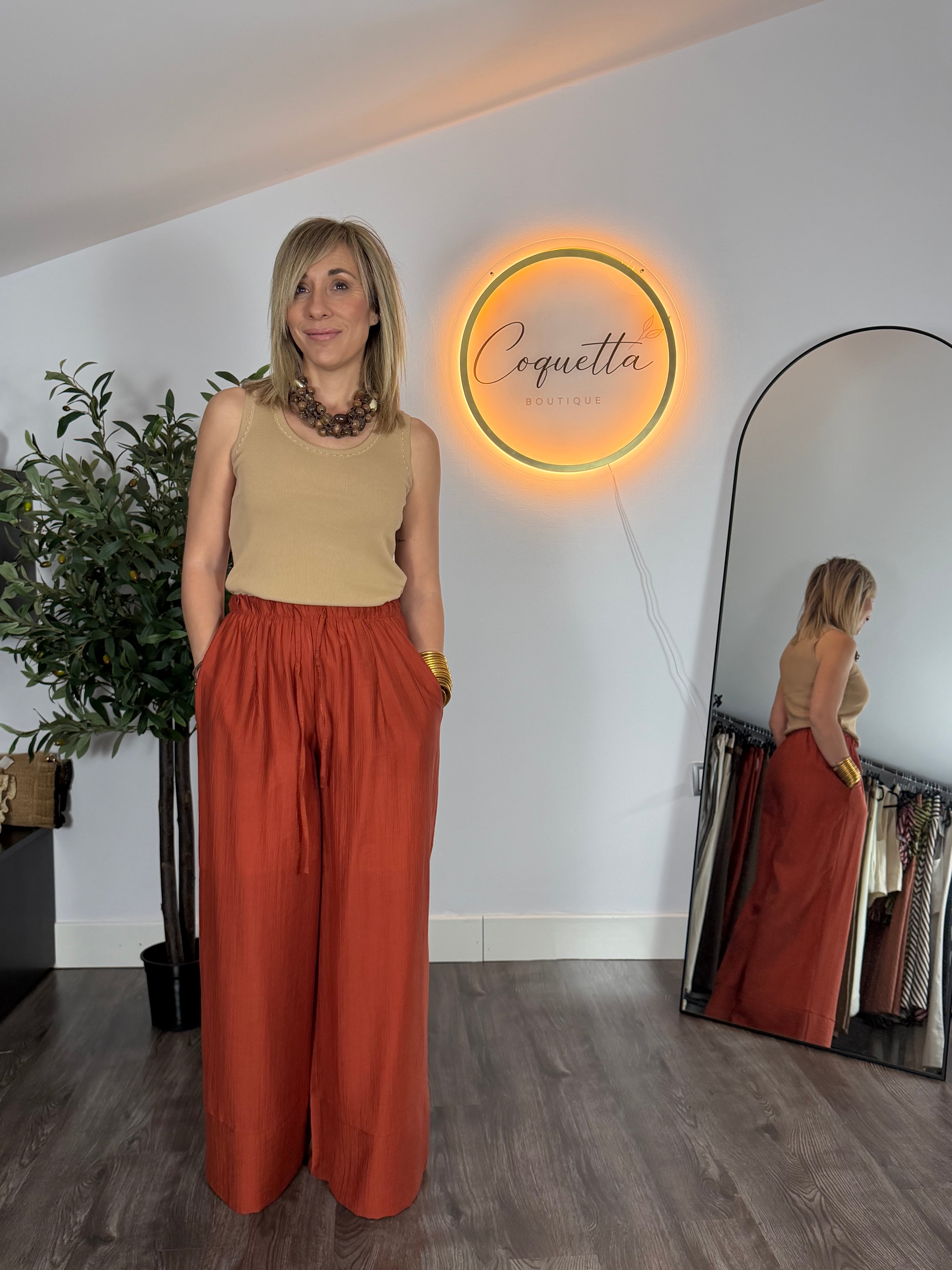 Pantalón fluido