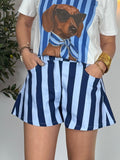 Short de rayas