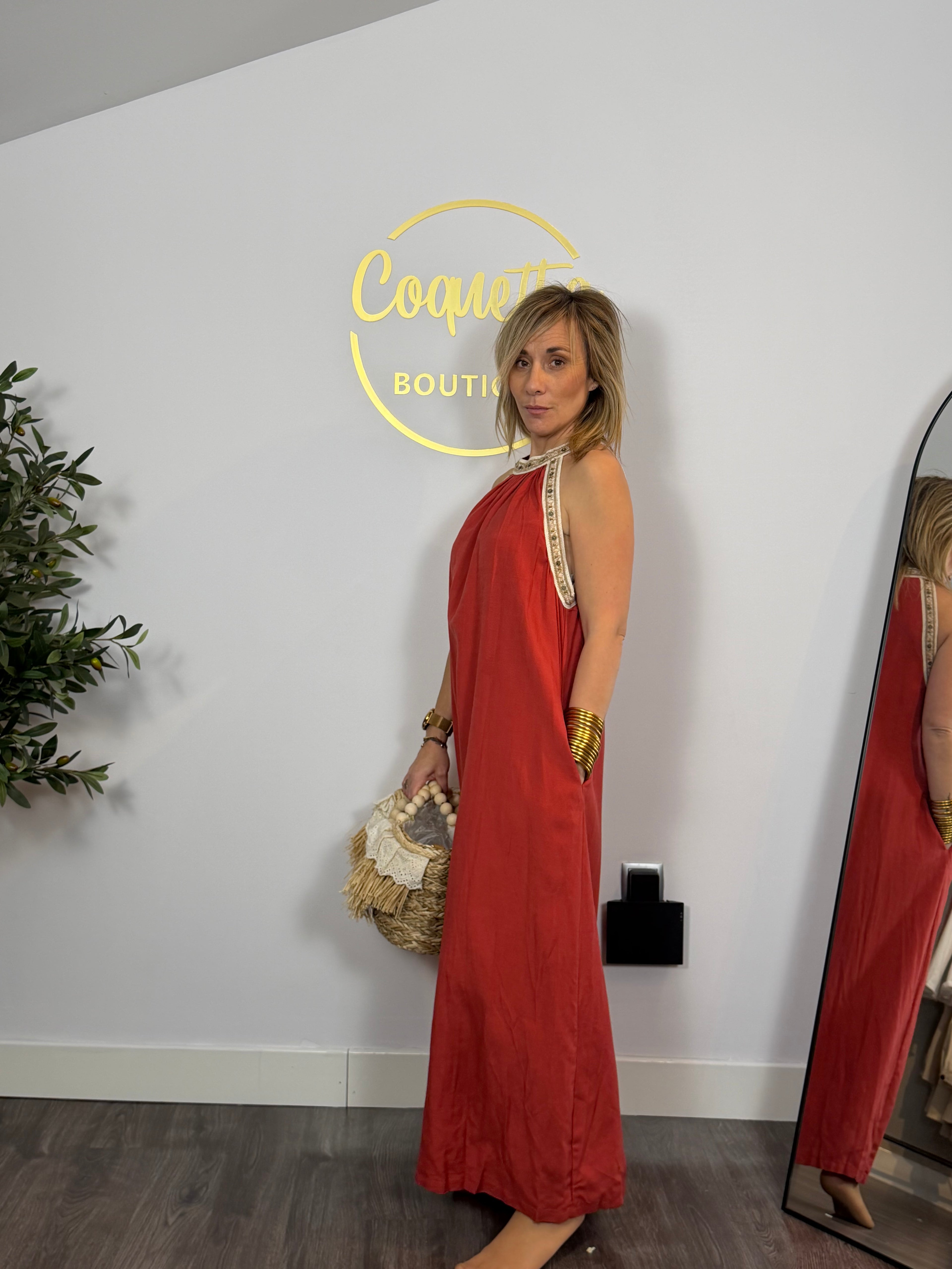 Vestido de lino