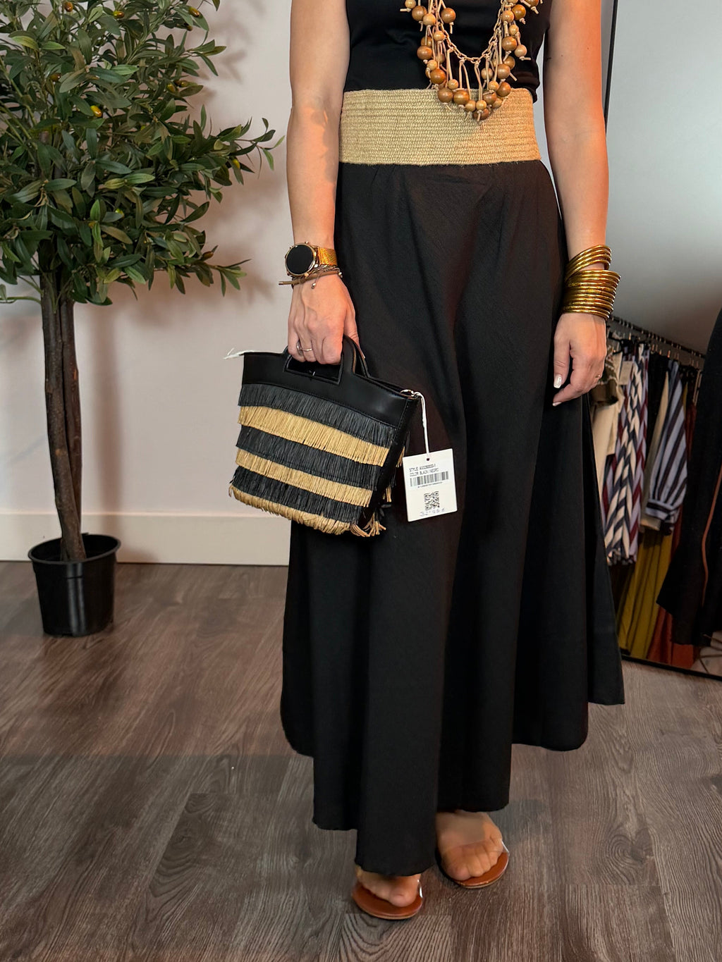 Falda Maxi Negra