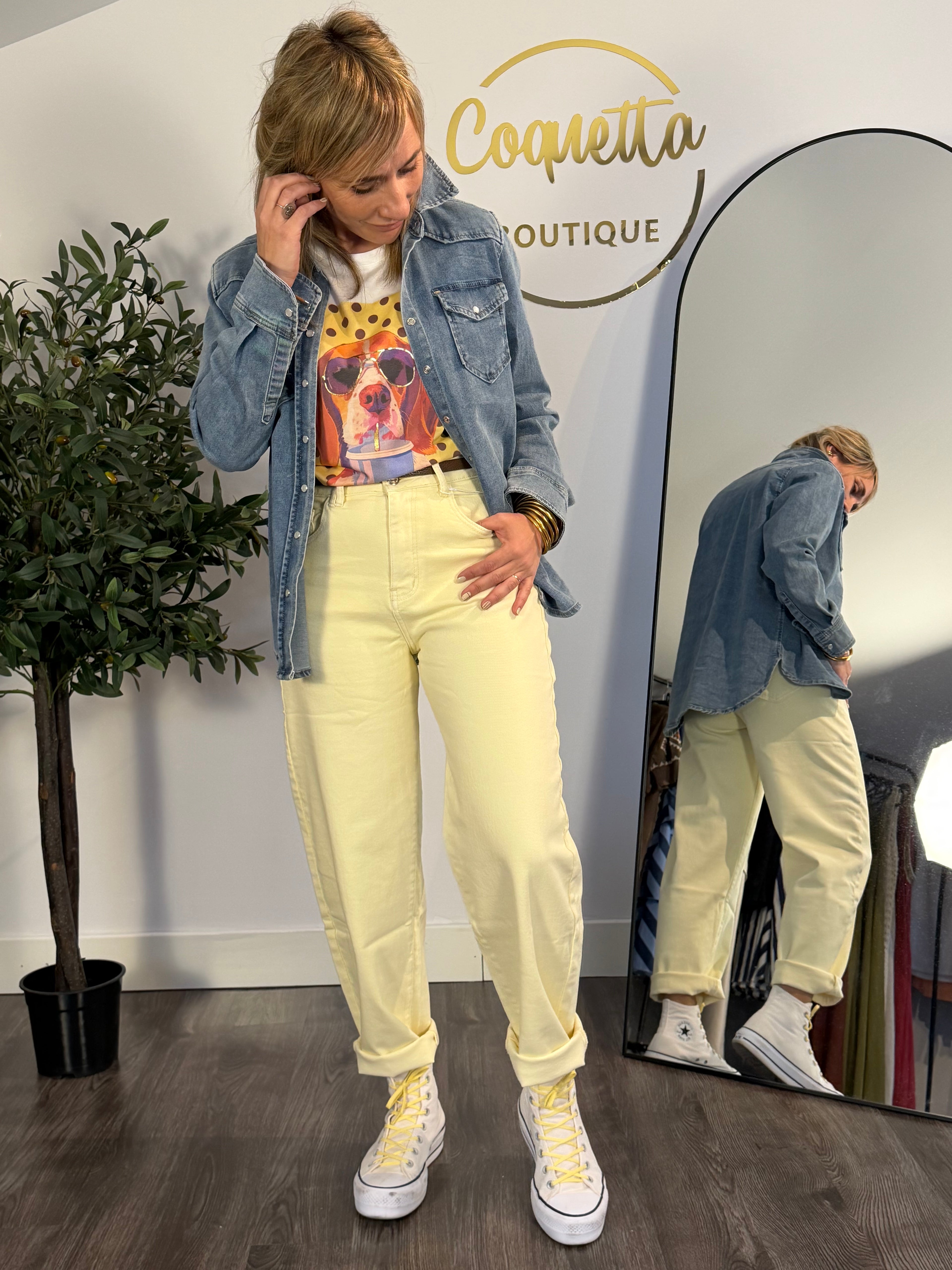 Pantalón balloon fit