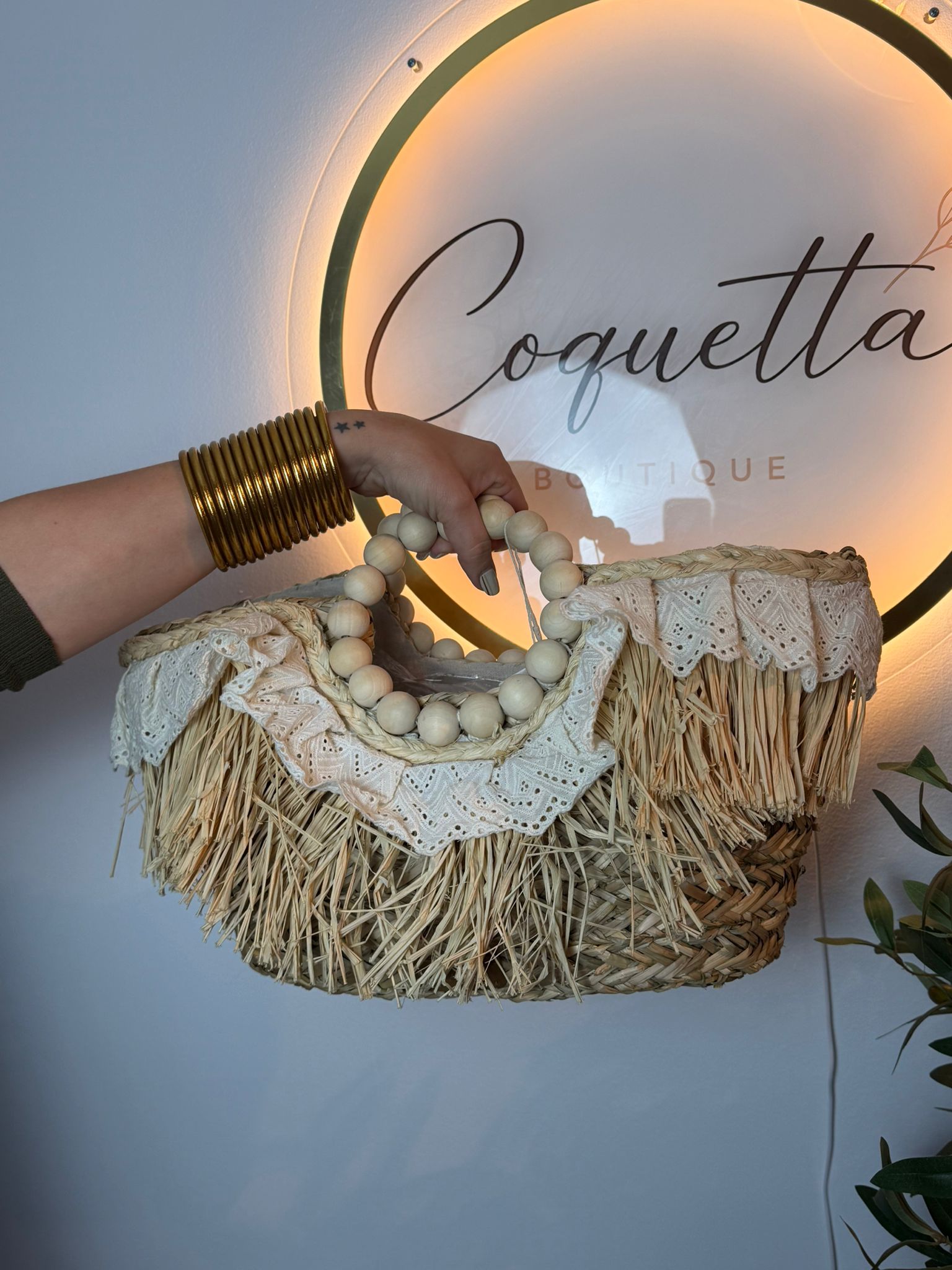 Bolso rafia