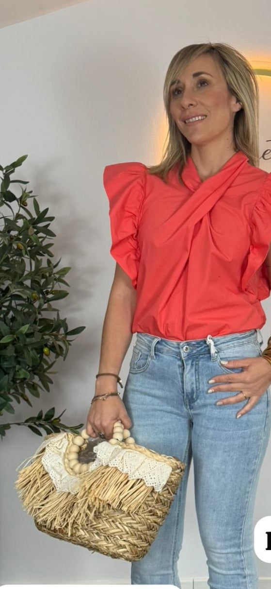 Bolso rafia