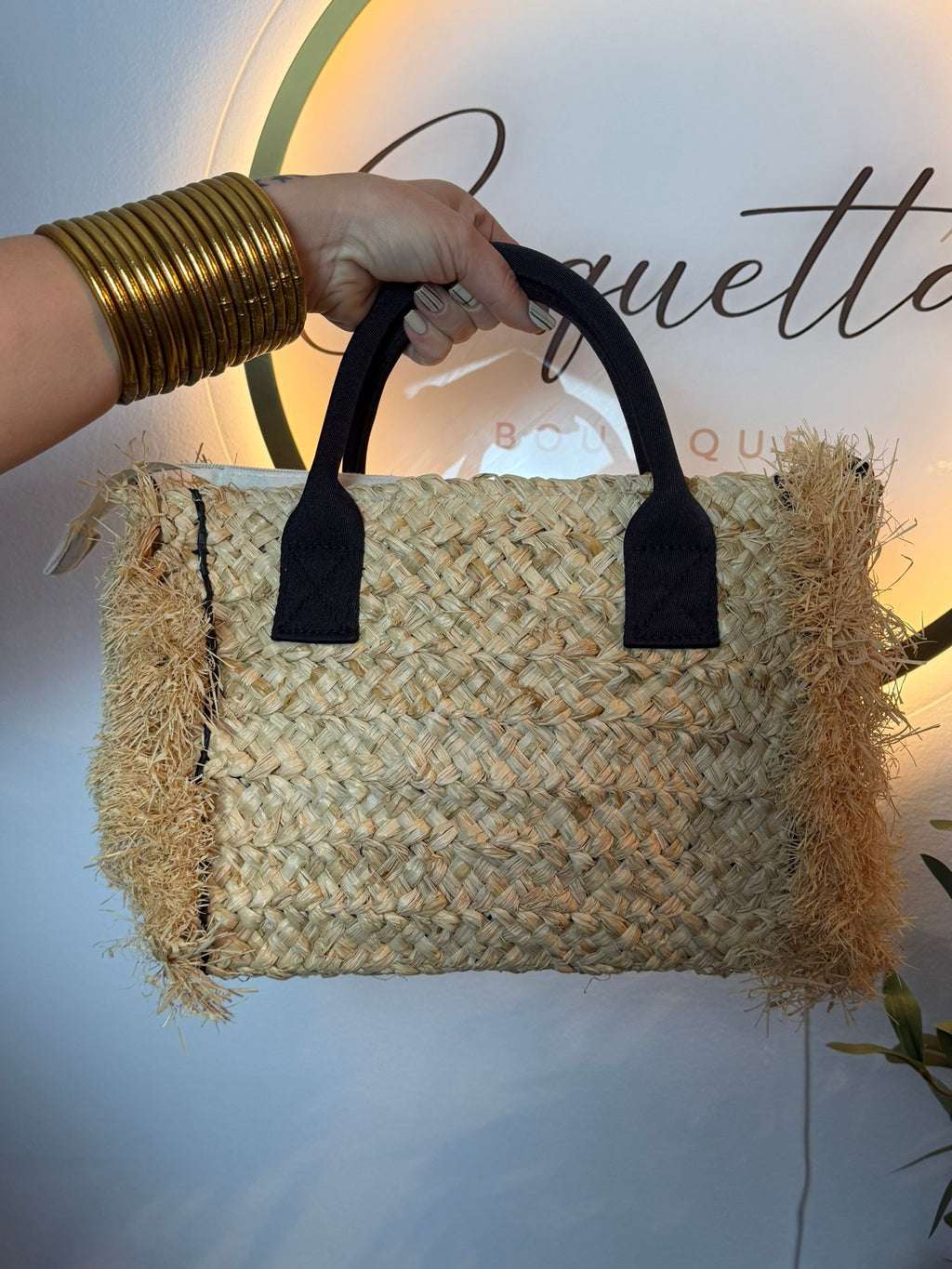 Bolso rafia
